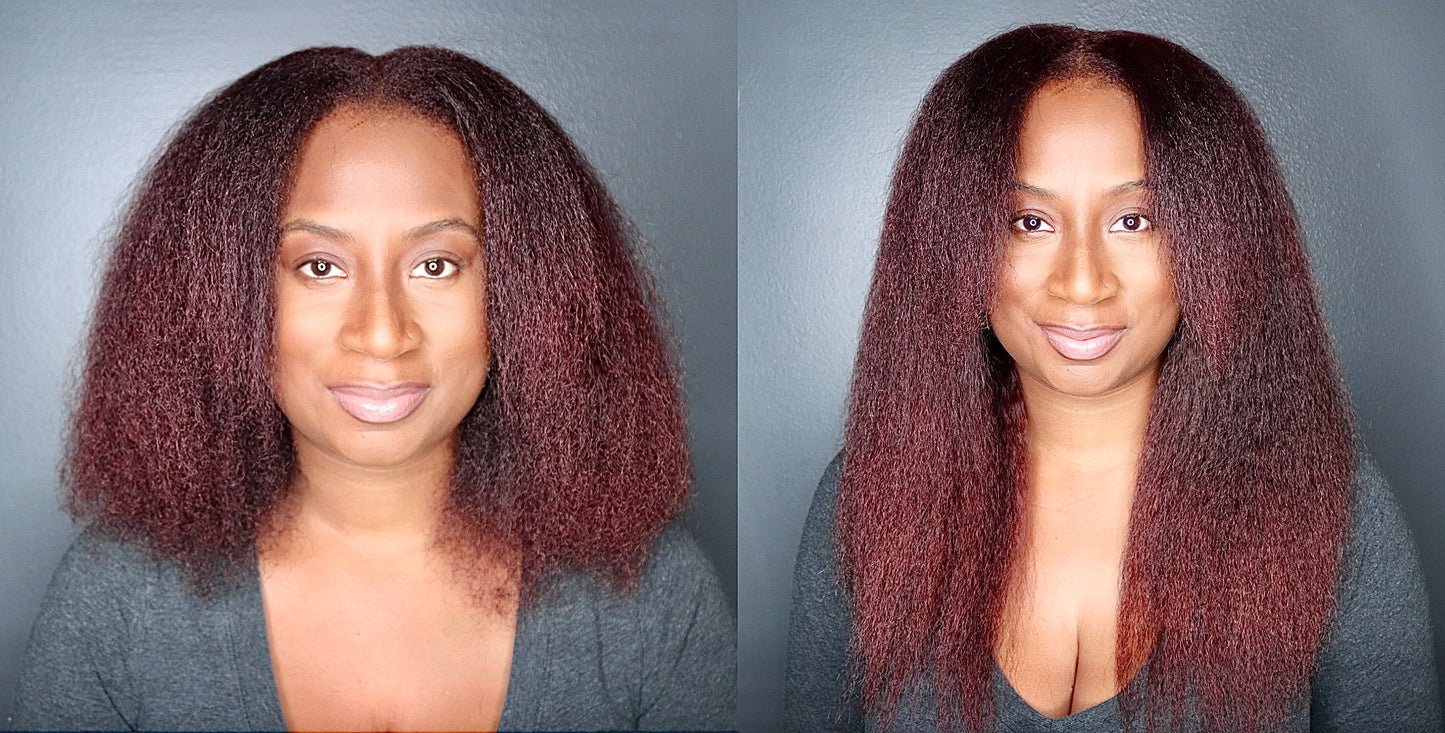 Afro Straight U-Part Wig
