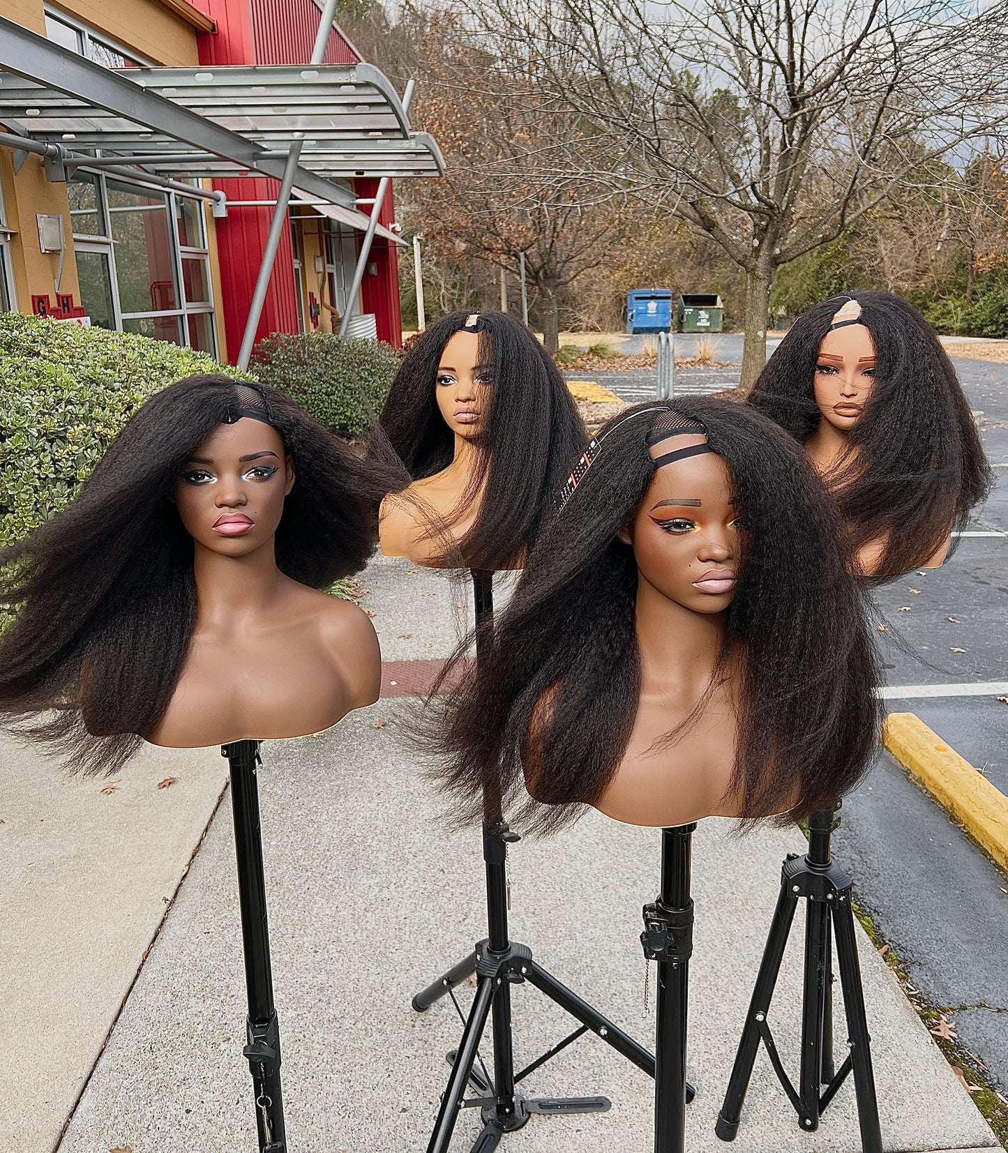 [CLEARANCE / NATURAL STATE] Afro Straight U-Part Wig
