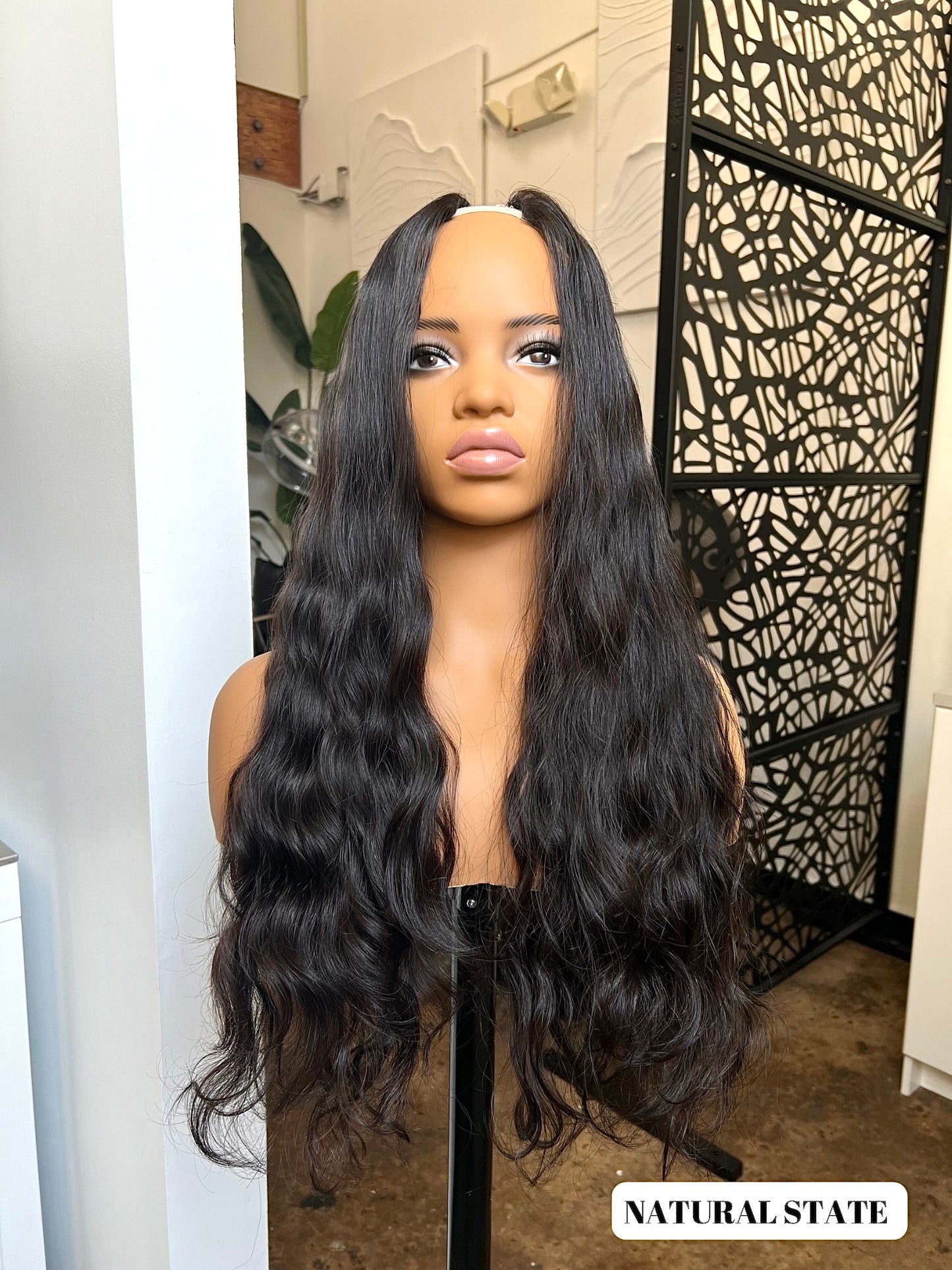 [CLEARANCE / NATURAL STATE] Wavy Straight U-Part Wig