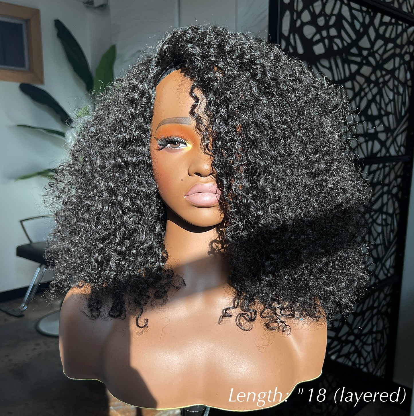 Coarse Kinky Coily Flipover Wig