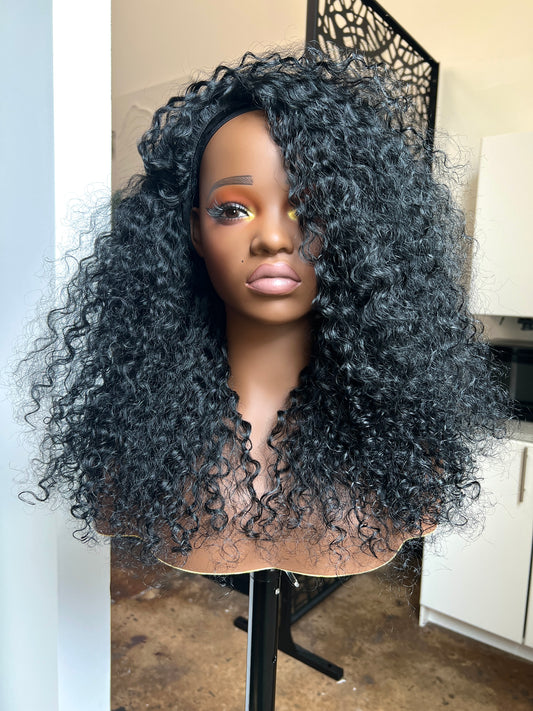 Coarse Kinky Coily Flipover Wig