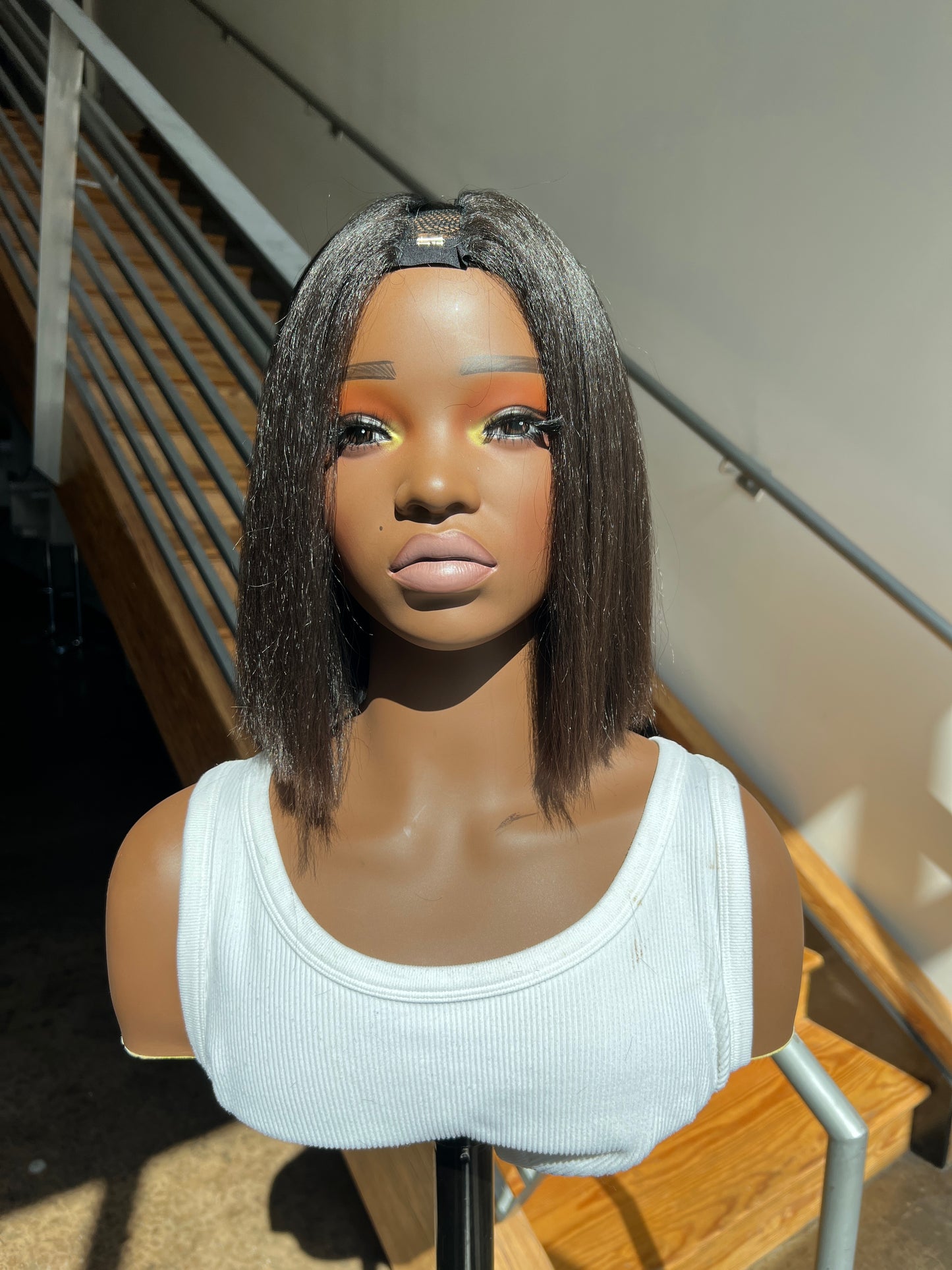 "10 Blunt Cut Bob U-Part Wig