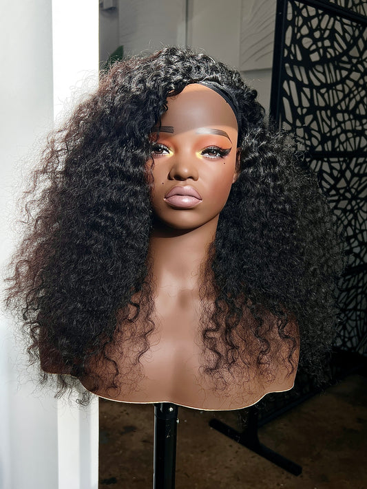 Coarse Curly Flipover Wig