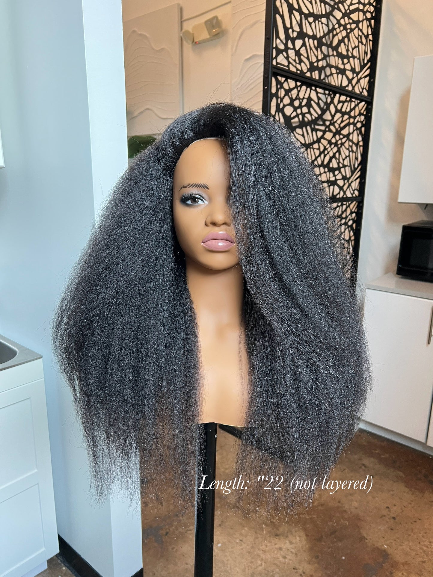 Afro Straight HalfWig