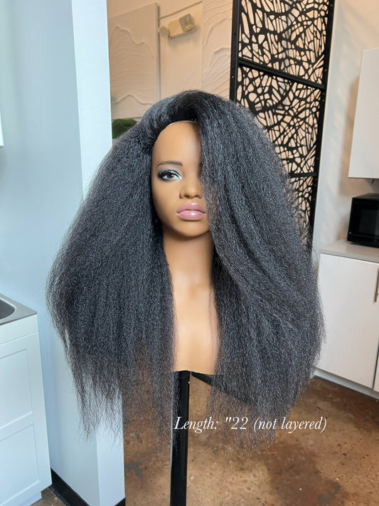 Afro Straight HalfWig