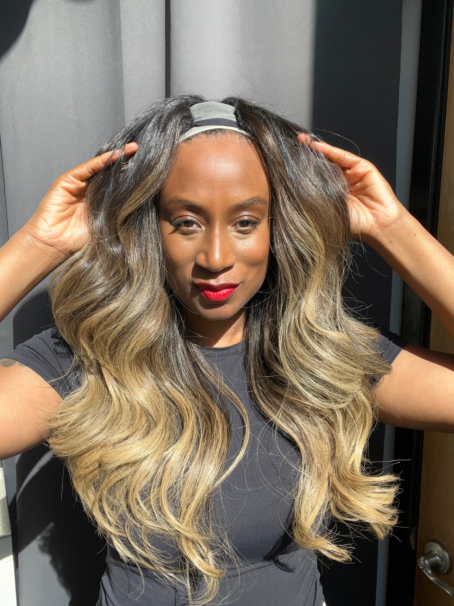 Express Balayage U-Part Wig 001