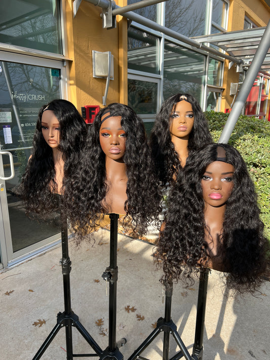 [CLEARANCE / NATURAL STATE] Wavy Straight U-Part Wig