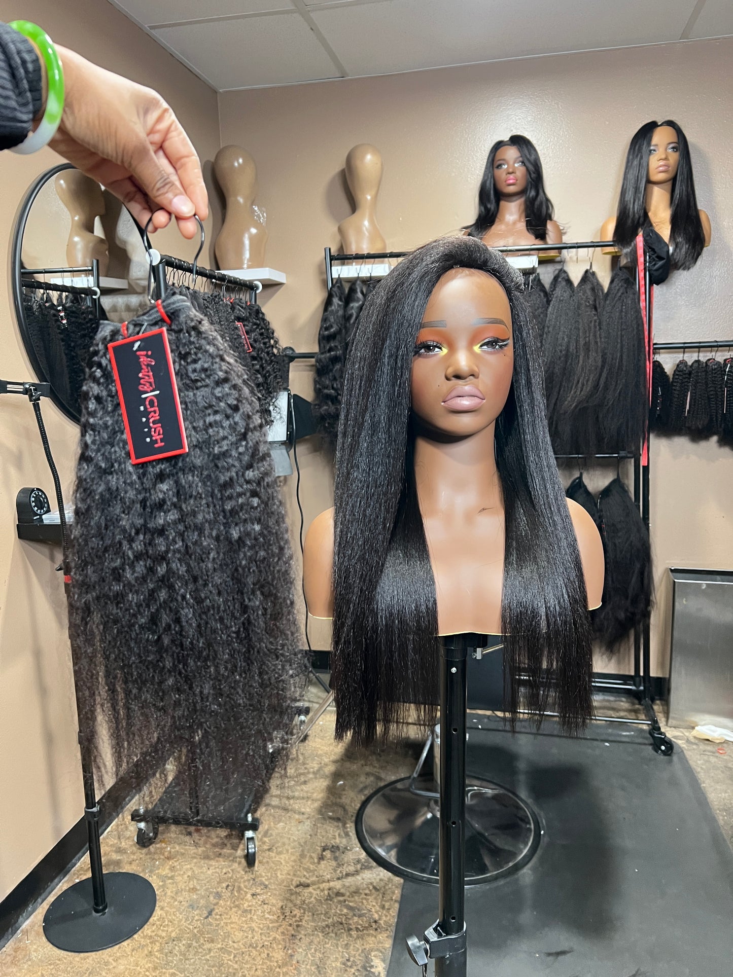 Afro Straight HalfWig [Straightened]