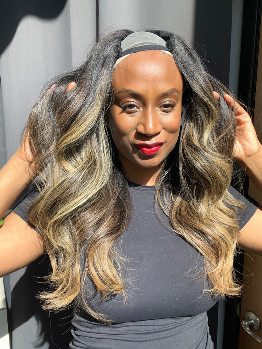 Express Balayage U-Part Wig 002