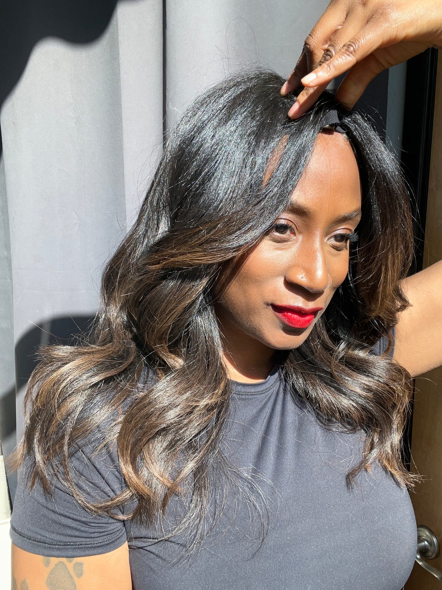 Express Balayage U-Part Wig 003
